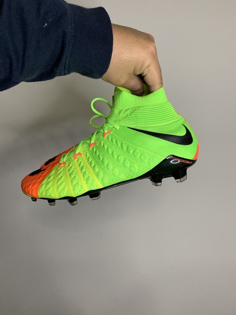 Nike Hypervenom Phantom 3 Elite DF FG Green Orange ACC Soccer