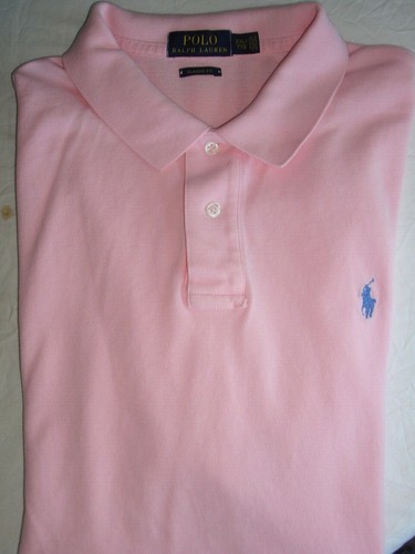 RALPH LAUREN SOLID PINK 100% COTTON PIQUE S/S POLO SHIRT SZ. 2XL - Picture 8 of 8