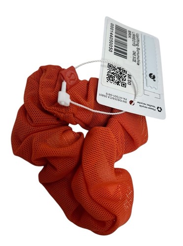 Lululemon Uplifting Scrunchie Lightweight Orange BRIK NWT + Reusable Bag - Bild 2 von 7