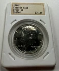 1964 Proof Kennedy Half Dollar - Vintage Hannes Tulving Rattler Holder - Scarce