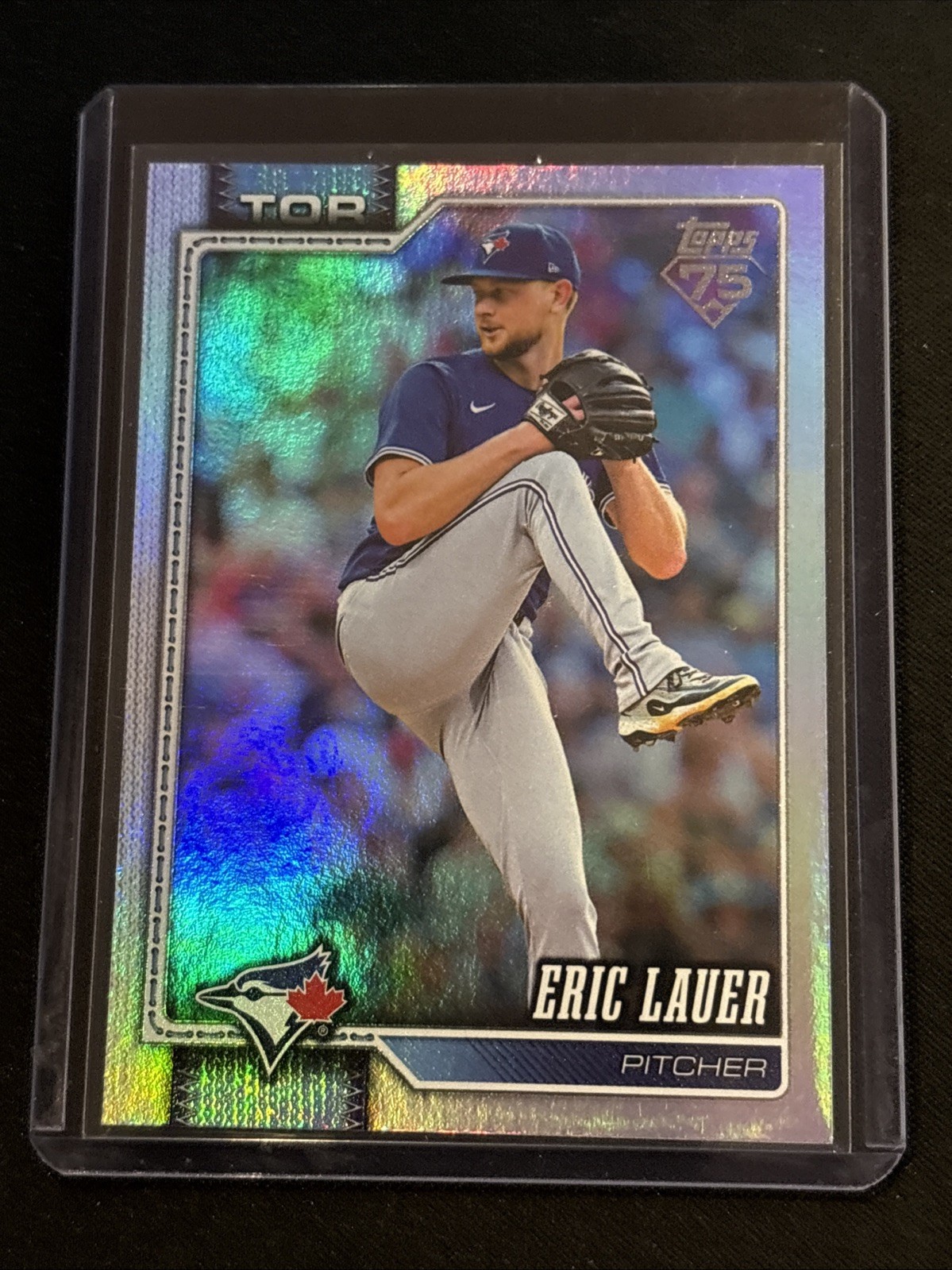 🔥Eric Lauer 2026 Topps Series 1 #175 Rainbow Foil Blue Jays