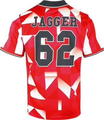 The Rolling Stones Fussball Trikot Mick Jagger Jersey Football 62 Soccer T-Shirt