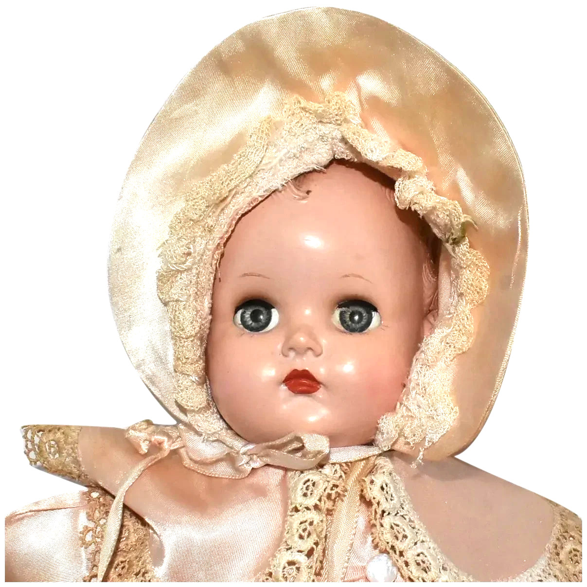 Madame Alexander 15" 1950s Baby Genius Hard Plastic + Vinyl 