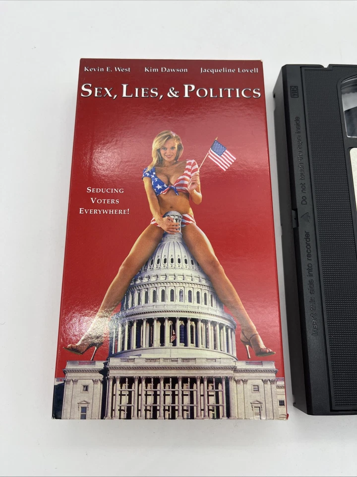 Sex, Lies, & Politics (VHS 2003, R-Rated) Jacqueline Lovell - Red Slip Cover HTF - Image 2 of 4