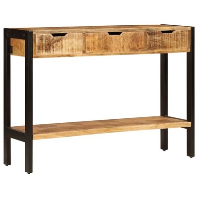 Sideboard with Drawer Console Table Cabinet with Shelf Solid Wood Mango vidaXL
