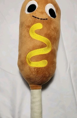 Corn Dog, Pogo, Hot Dog Plush Stuffed Animal Caravan Softoys