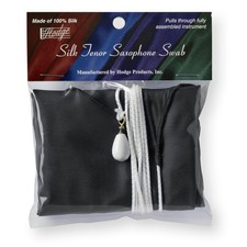 Hodge Silk Tenor Sax Swab - Black