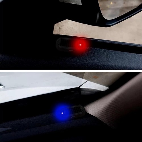 Car Solar Power Simulated Dummy Alarm, New Model & Brighter & Clea Color: blue - Picture 6 of 7