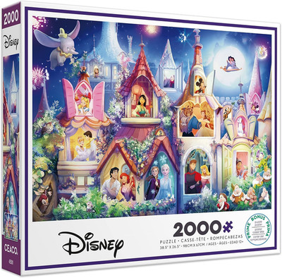 Ceaco - Disney - Princess Castle - 2000 Piece Jigsaw Puzzle NEW SEALED FAST SHIP