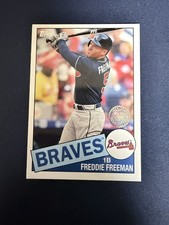 2020 Topps #85TB-3 Freddie Freeman 1985 Topps Baseball 35th Anniversary Blue