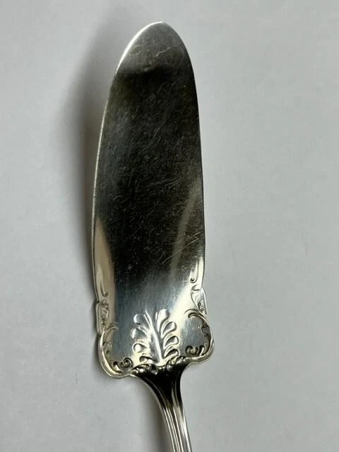 Cuchara para servir pasteles vintage de plata esterlina con mango de madreperla Foto 2 de 4