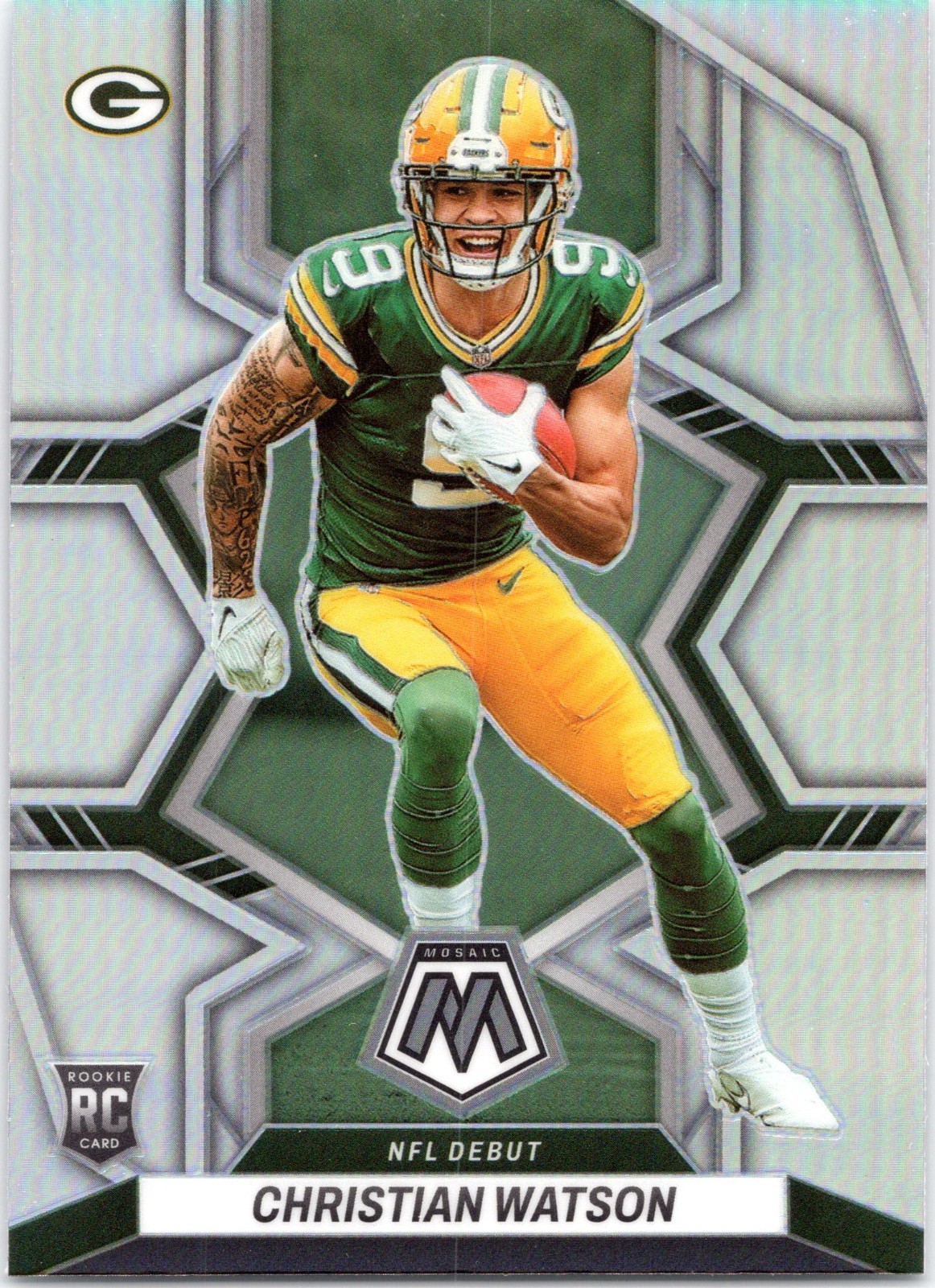 2022 Panini Mosaic Silver #281 Christian Watson PACKERS RC