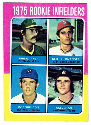 1975 Topps - 1975 Rookie Infielders Keith Hernandez, Phil Garner, Tom Veryzer...