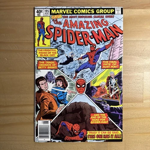 The Amazing Spider-Man #195 Newsstand Variant (Marvel Comics August 1979)