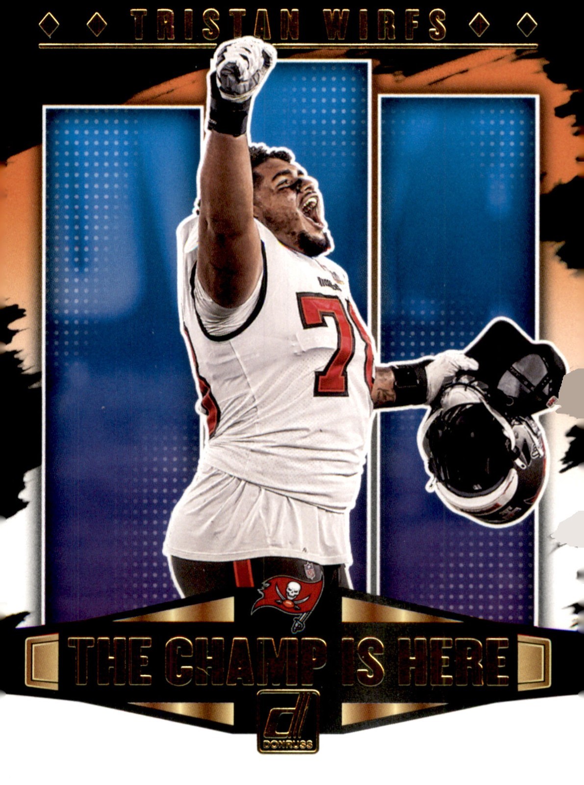 2021 Panini Donruss The Champ Is Here  #CIH-11 Tristan Wirfs