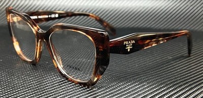 Chika 　PRADA VPR 07M-Nメガネ ブラウン ケース付き PRADA PR 18WV 07R1O1 Brown Tortoise Women's 52 mm Eyeglasses | eBay