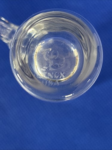 3 Pc Lenox Irish Coffee Espresso Glasses Cordial Shot Glass Loop Handle Vintage - Picture 7 of 8