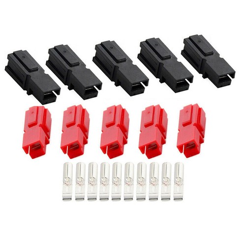 Compatibility 5 Pairs 30A Amp Power Marine Connector Black Red Terminal - Picture 10 of 12