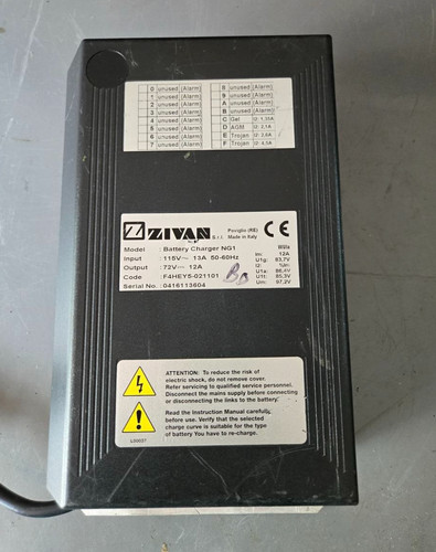 GEM Car Charger – Zivan NG1 72V (Switchable Batteries, Factory Rebuilt 9/1/2025)