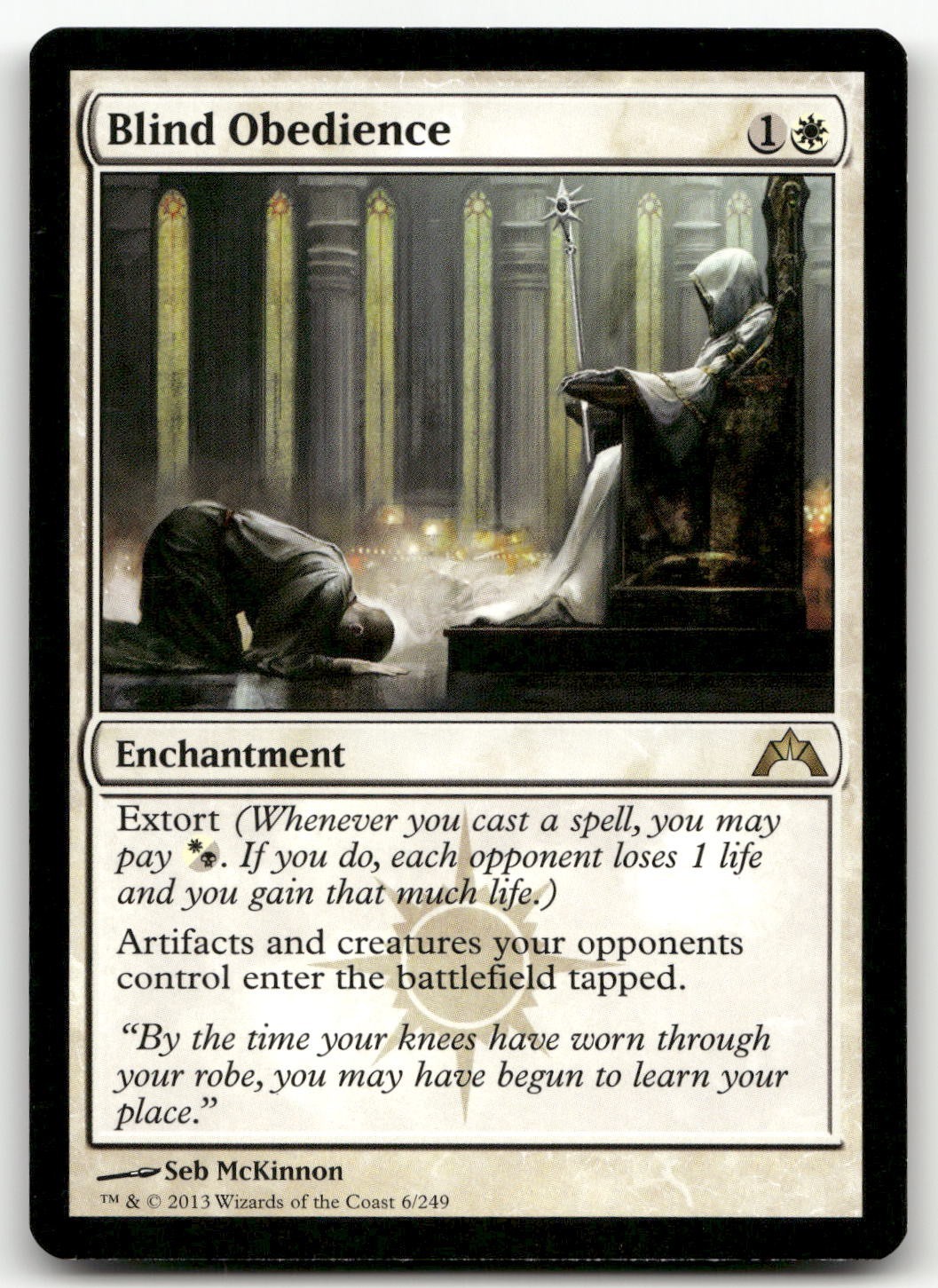 Blind Obedience #6 (NM) Gatecrash GTC Magic MTG