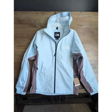 NWT THE NORTH FACE Women's Build Up Jacket XS Icecap Blue DryVent Waterproof Ski