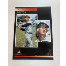 Panini Chronicles Pinnacle Ted Williams Boston Red Sox #9 Baseball Card