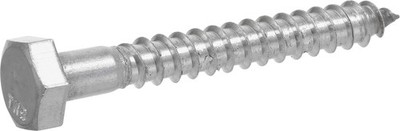 832012 1/4 x 3 Inch Stainless Steel Hex Lag Screws Wood Bolt 25 PCS