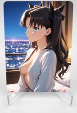 Impresión artística de anime Rin Tohsaka - Tarjeta/4x6/5x7 Waifu coleccionable FAT-RIN-080