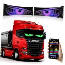 2Pcs LED Eyes for Truck Windshield  Programmable Devil Eyes Light 23"x 5"/2Pcs