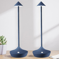 Lampade Da Tavolo Senza Fili LED, Ricaricabili 6000Mah Lampade Da Comodino USB i