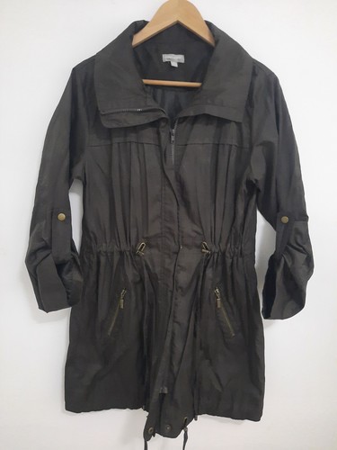 suzanne grae Chocolate Brown Long Length Jacket Small - Picture 5 of 9