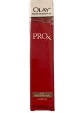NEW - Olay ProX Anti-Aging Eye Restoration Complex Cream, 0.5 oz