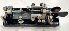 1919 Vibroplex "Blue Racer" / Modello 4 Bug Telegrafo Chiave Numero di Serie 70498