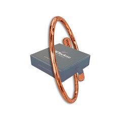 USTeckno Hand Forged 100 Pure Copper Bracelet. Made with Solid High Gauge Co...