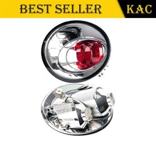 Pair Tail Light Assembly Halogen Fits 98-05 Vw Beetle Chrome 1999 2000 2001 Pair Tail Light Assembly Halogen Fits 98-05 Vw Beetle Chrome 1999 2000 2001