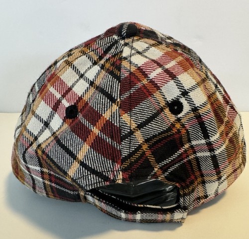 Disney Parks Authentic Plaid Strapback Baseball Hat Cap Mickey Mouse 28 - Picture 2 of 11