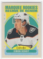 2021-22 Upper Deck 2021-22 O-Pee-Chee Update Simon Benoit Rookie Anaheim Ducks