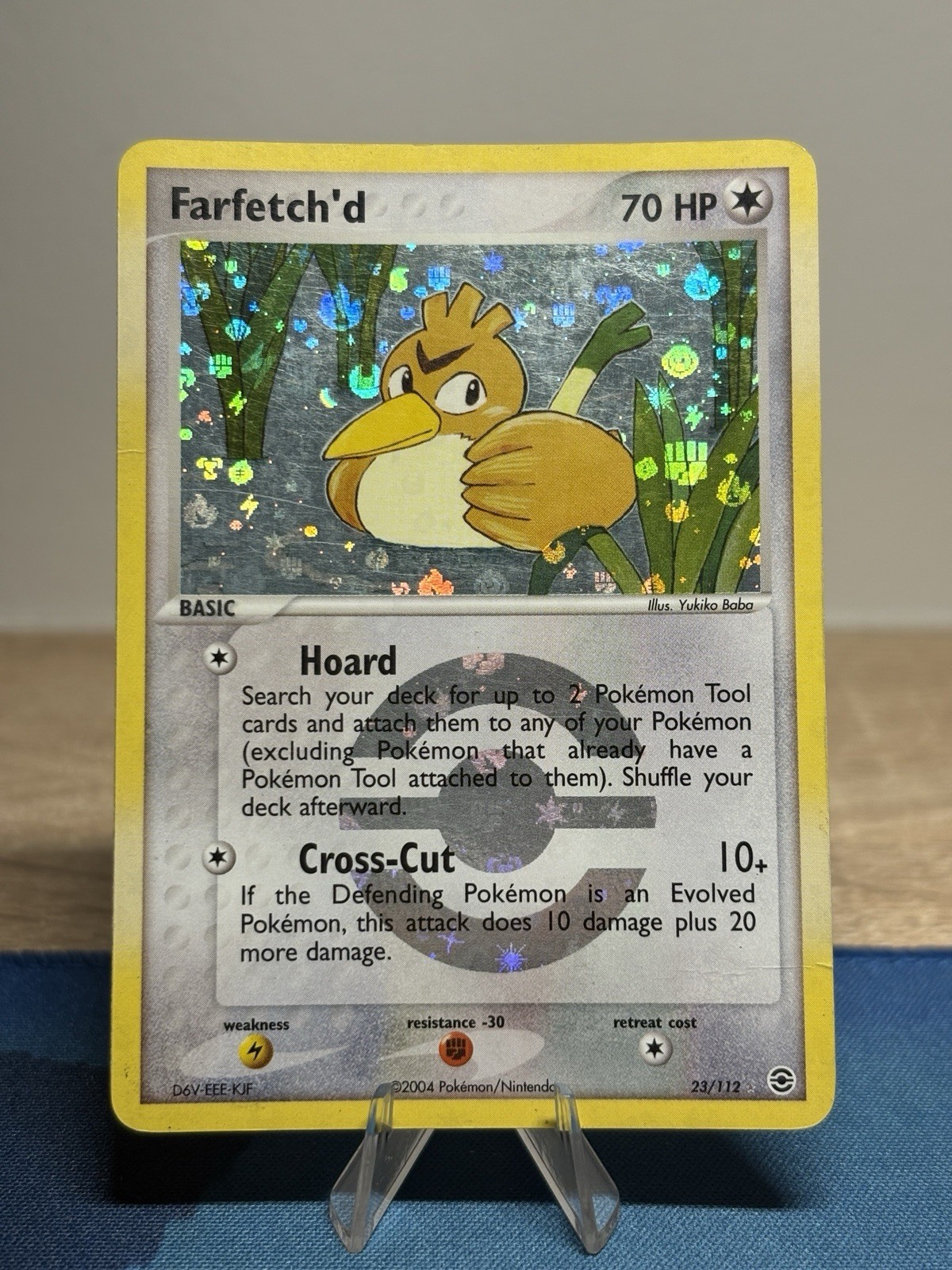 Farfetch'd 23/112 Reverse Holo Rare EX FireRed & LeafGreen 2004 Pokemon Card MP