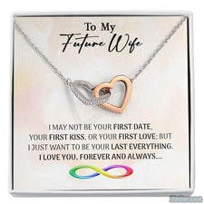 Future Wife Necklace Gift for Girlfriend, Romantic Birthday Valentine Jewelry
