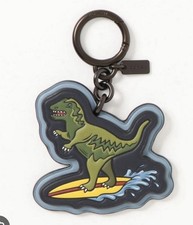 Coach Japan Exclusive Rexy Play Surfing Charm Keychain Leather
