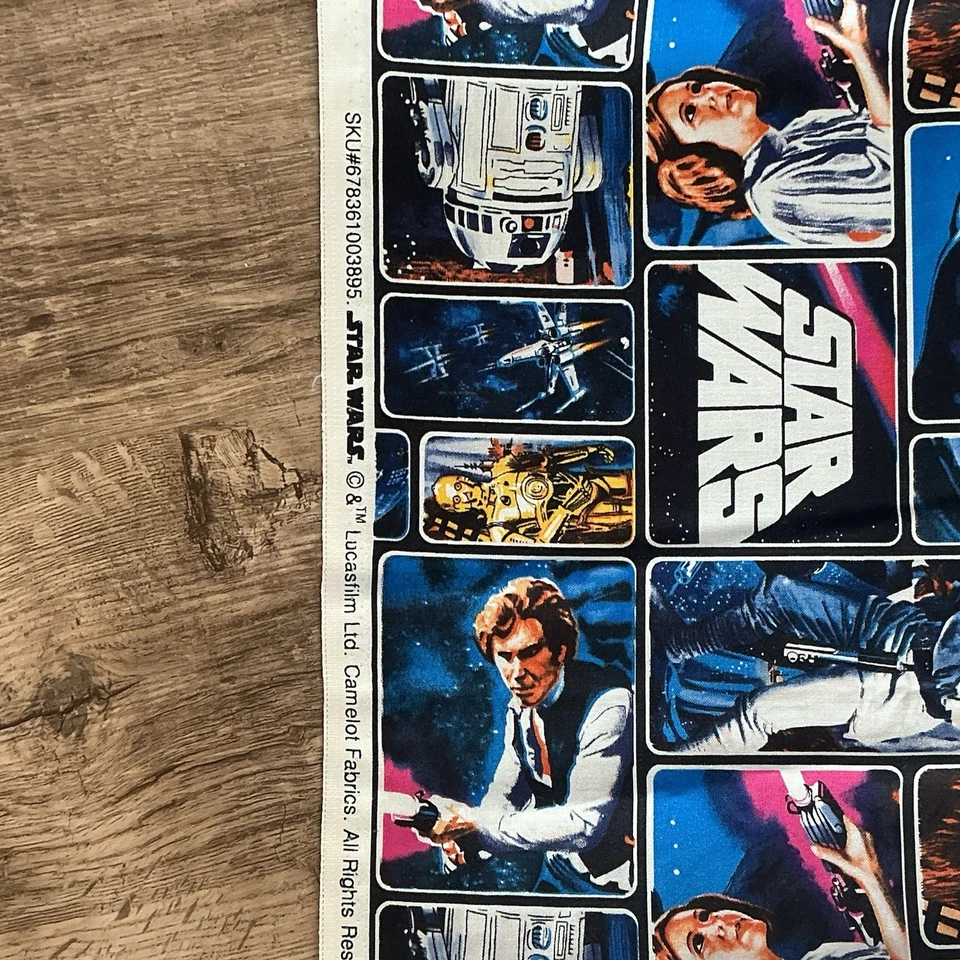 Остатки винтажной большой ткани Star Wars Darth Vader - Изображение 3 из 4