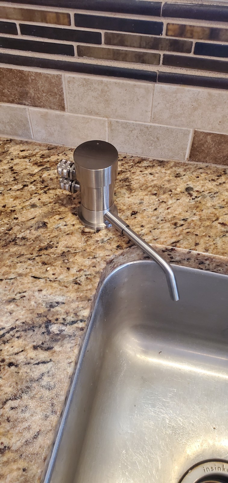 NEW Ionizer Faucet Satin Nickel &ndash; Compatible with Enagic K8 SD501 JRII JRIV