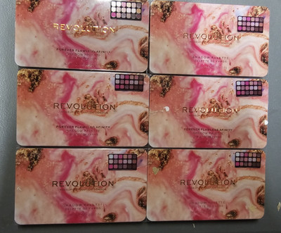 6X REVOLUTION FOREVER FLAWLESS Eyeshadow Palette Matte Shimmer Neutral NEW