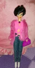 Barbie Vintage  Pink Fashion Outfit Coat & Top Combine Postage