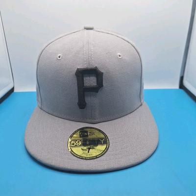 New Era 59Fifty Fitted Cap Pittsburgh Pirates Gray On Field Hat 7 MLB 
