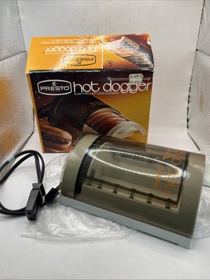 Presto Hot Dogger Electric Hot Dog Cooker 1970 s NEW OLD STOCK model HOTD1