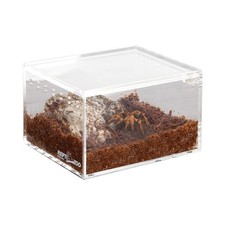Magnetic Acrylic Case 4.1"x3.3"x2.5" Nano Enclosure Reptile Breeding Box Terr...