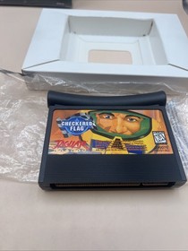 Vintage Checkered Flag Atari Jaguar Complete In Box