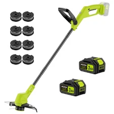 Cordless String Trimmer with Battery and Charger, 2-in-1 Edger Tool