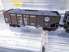 TEN Micro-Trains N Scale B&O 33FT Twin Bay HOPPER+Loads+RibSides+Scale Cplers OB — photo 3